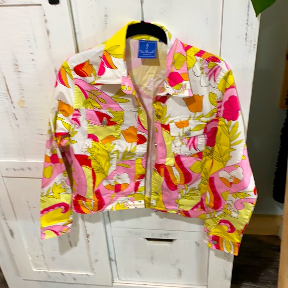 Tori Richard colorful set-jacket and skirt